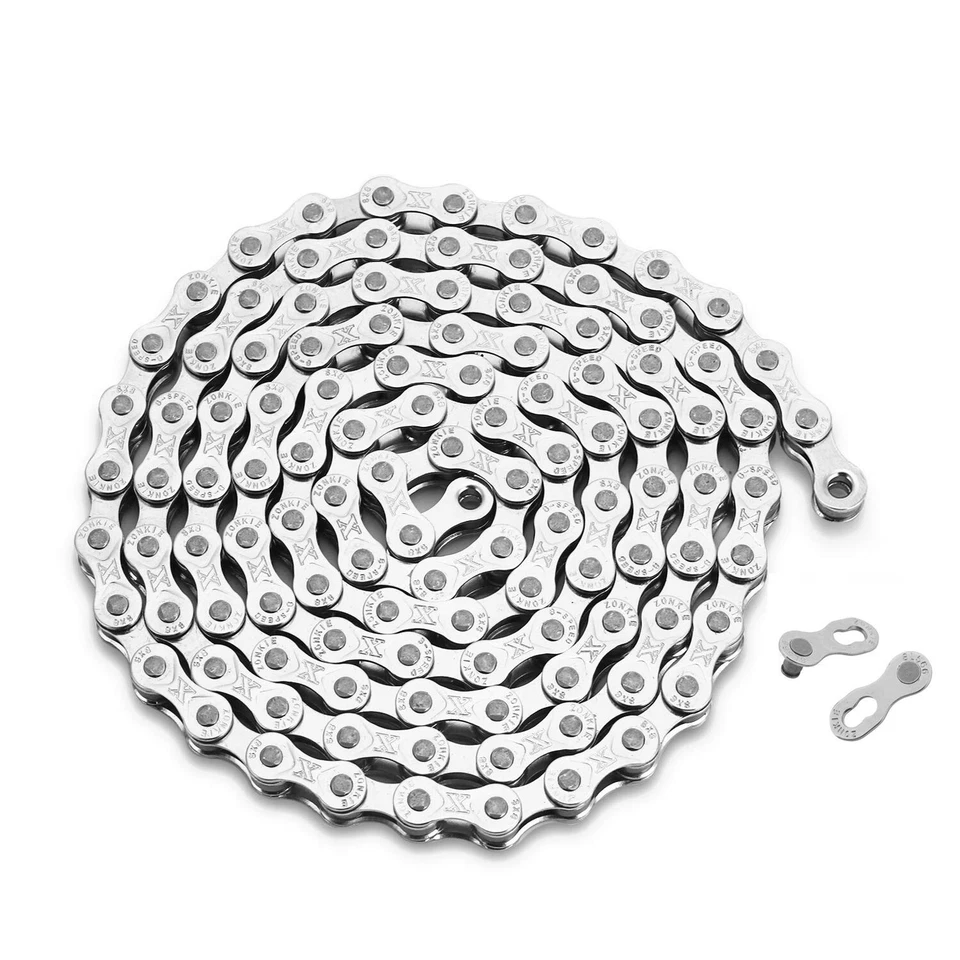 116-Link 6/7/8 Speed Bike Chain - Rust Resistant Stainless Steel Construction - Image 3 of 4