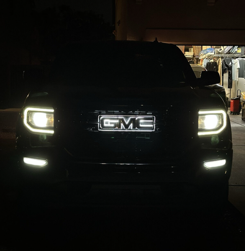 illuminated Grille Led Emblem Chrome for 2007-2018 GMC Sierra Denali - Picture 15 of 24