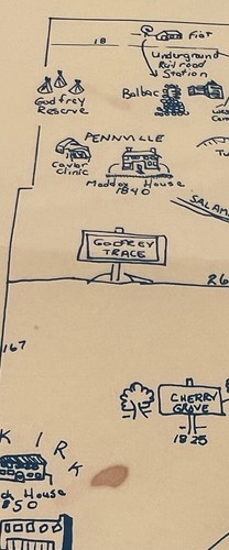 Artists Sketches of Early Jay County Indiana Portland - Picture 4 of 19