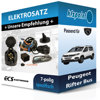 für Peugeot Rifter Bus 08.2018-Jetzt ECS E-Satz 7Polig Fahrzeugspezifisch NEU
