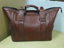70erJahre Borsa da Viaggio Similpelle Bordeaux 39x52 CM 70s Vintage