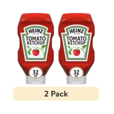 (2 pack) Heinz Tomato Ketchup, 32 oz Bottle Free Shipping