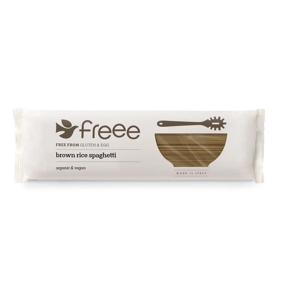 Freee Organic Brown Rice Spaghetti Pasta 500g (Pack of 4) I Doves Farm - Image 2 of 2