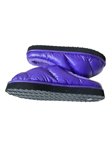 Womens Slippers Puffy Non Slip Memory Warm Fax Fur In/Outdoor Water Resistant - Picture 8 of 13
