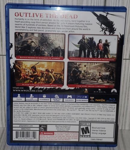 Guerra Mundial Z - Sony PlayStation 4 2019 - Imagen 4 de 4