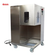 QSJ-A Shredded Meat Cutting Machine 4mm 110V Meat Cutter Slicer with 2 Motor