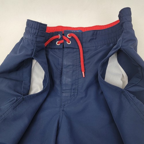 POLO RALPH LAUREN Boys Sz XL 18-20 Board Shorts BLUE Big Pony Swim Trunks Lined - Picture 2 of 15