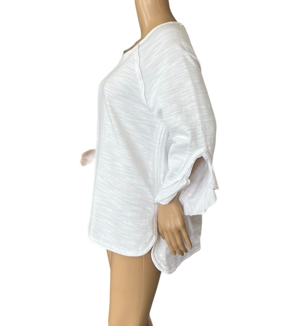 Soft Surroundings Tunic Top Ruffle Split Sleeves … - image 2