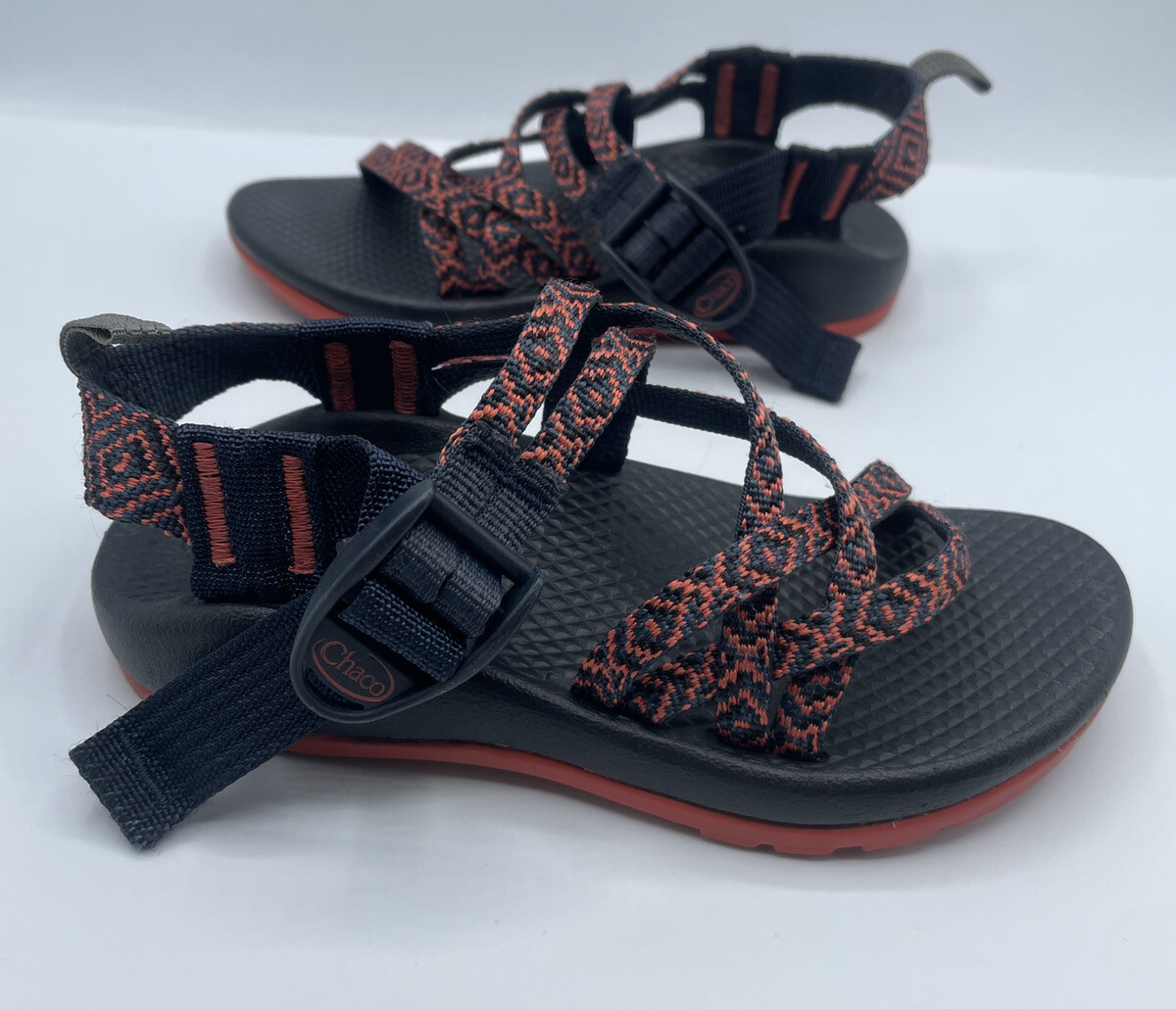 りこ Chaco ZX/1 Sandals Red/Black ZX1 Big Kids Youth Size 12 US