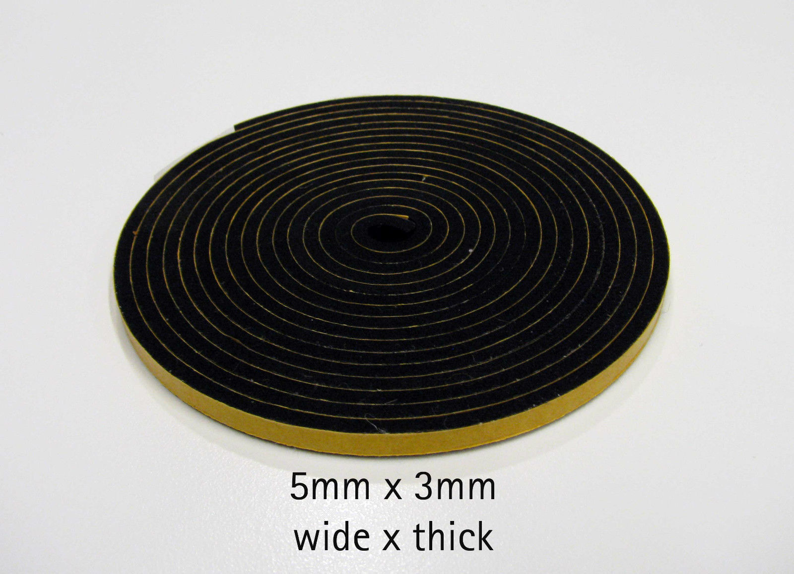 Accordion Bellows Gasket Tape Balgdichtung 3.3 METERS (132") 5x3 (mm