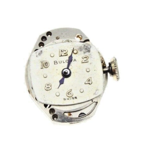 Bulova Modell 6BD Vintage 17 Juwelen Uhrwerk 6,75x8"" =15,3x18mm läuft - Bild 3 von 3