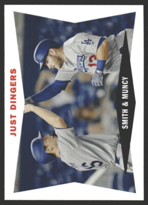 Just Dingers (Will Smith / Max Muncy) CPC #60CC-SM 2020 Topps Archives 1960