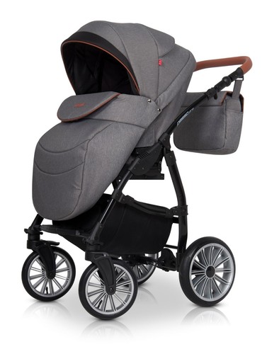 EUROCART PASSO PRO BABY PRAM 2in1,3in1 ISOFIX + CARRYCOT + PUSHCHAIR + CAR SEAT - Picture 6 of 42