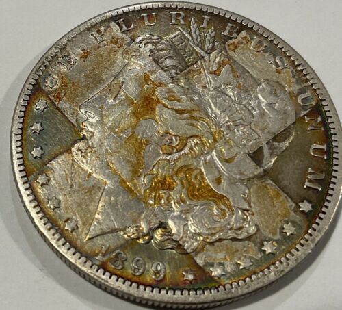 1899-O New Orleans Silver Morgan Dollar Nice Toning S101136 - Picture 1 of 4