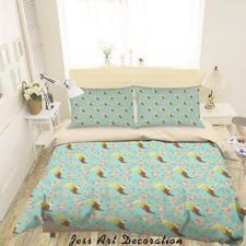 3D Owl Cartoon Kids Quilt Cover Set Duvet Cover Bedding Pillowcases