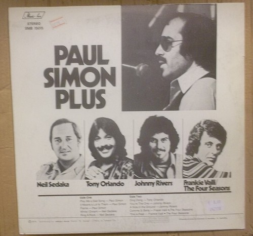 Rock Vinyl LP Various Paul Simon Plus LP, Comp 0 Folk Rock, Soft Rock (NM or M- - Imagen 2 de 4