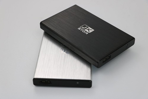 External USB 3.0 Portable 2.5" SATA External Hard Drive Silver By JKStor (500GB) - Picture 7 of 7