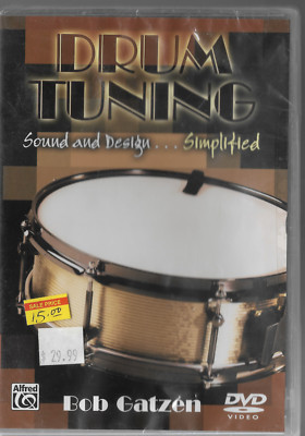 Bob Gatzen DVD Drum Tuning Sound & Design Simplified NEW SEALED