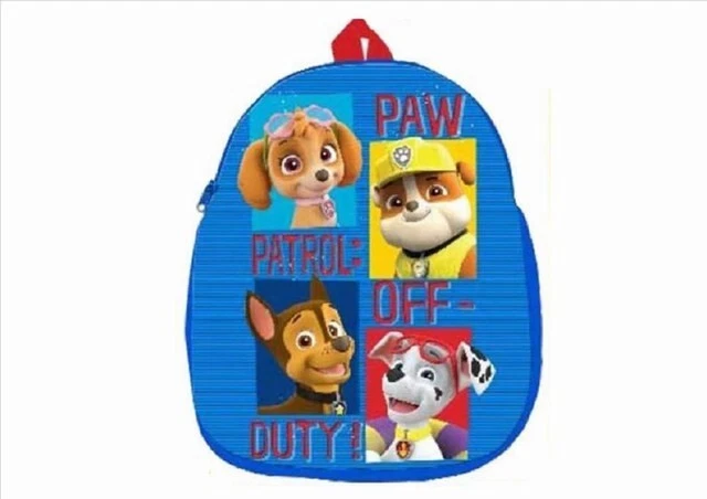 Zainetto Paw Patrol Officiel - Bretelles - Unisexe Enfant - Multicolore - Neuf