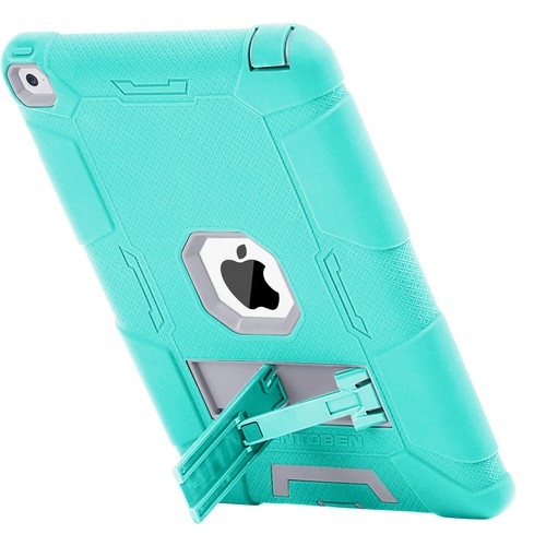 Military Shockproof Heavy Duty Rubber Hybrid Stand Case Cover For iPad Air2 9.7" - Picture 30 of 115