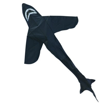 CIM Kinder-Drachen Sky Shark Einleiner-Flugdrachen inkl Drachenschnur fliegen