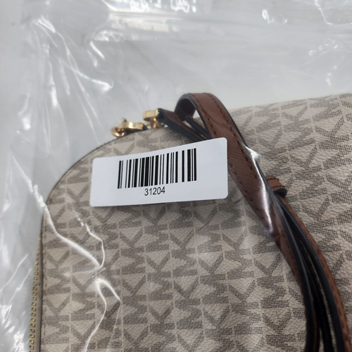 Michael Kors Jet Set Travel Medium Logo Dome Crossbody Bag Damen Vanilla MK/Gold - Bild 15 von 15