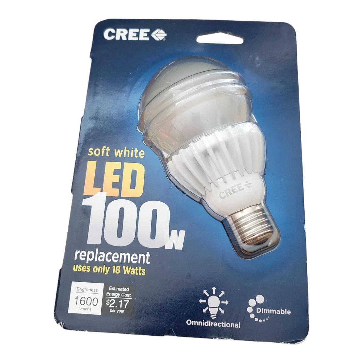 Cree 5000k 1600 lumens 18w deals