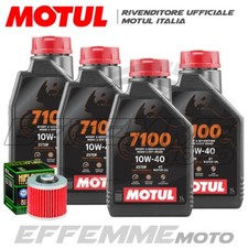 Tagliando YAMAHA MT-03 2006-2014 MT03 660 (Kit 4 MOTUL 7100 10W40 + Filtro olio)