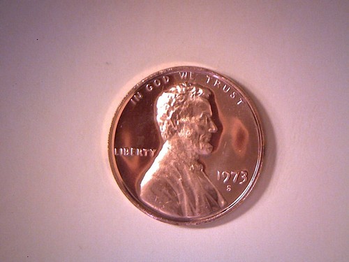 1973 S PROOF LINCOLN MEMORIAL CENT PENNY *FREE SHIPPING* - 第 1/2 張圖片