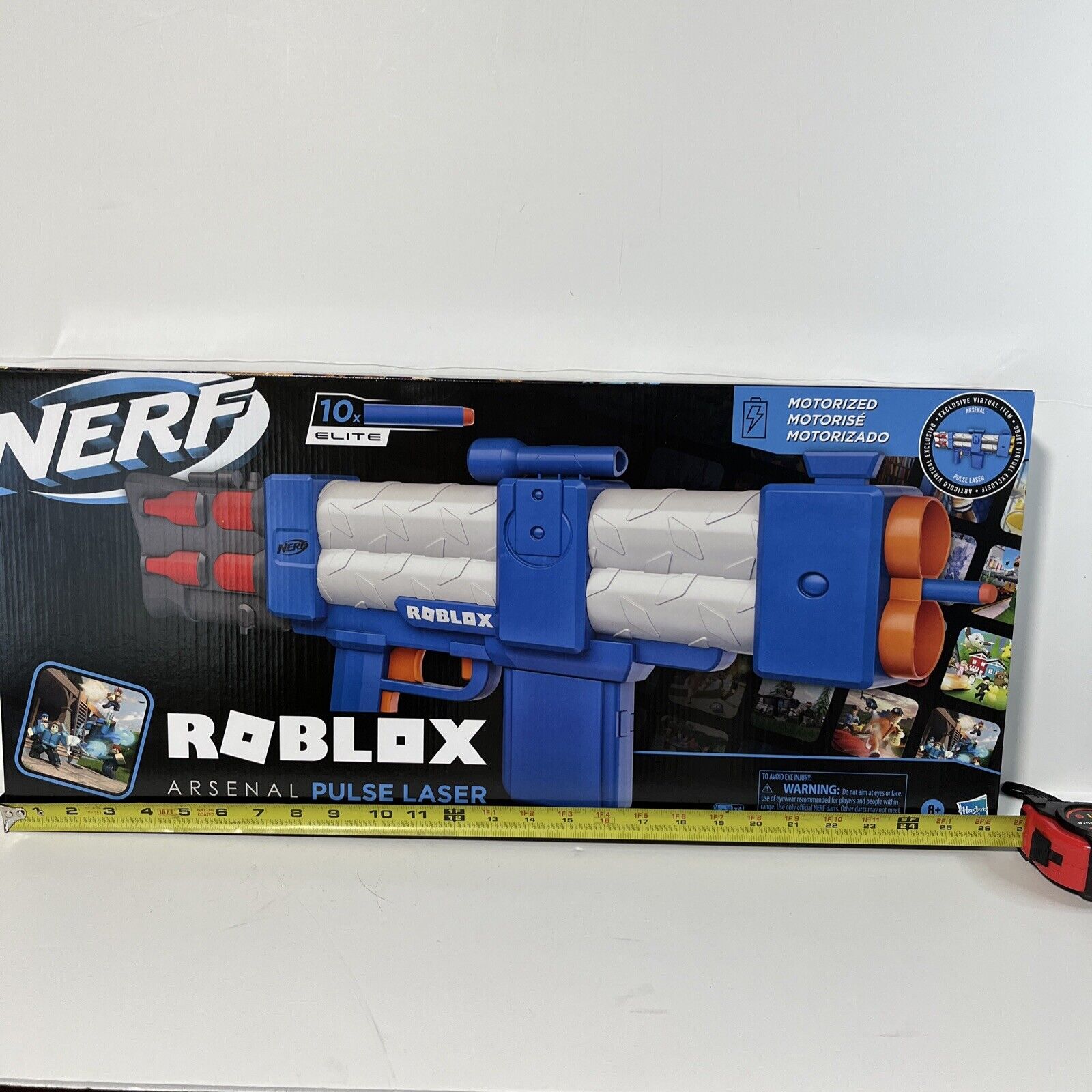 Hasbro Nerf ROBLOX Arsenal Pulse Laser & Mm2 Shark Seeker Game