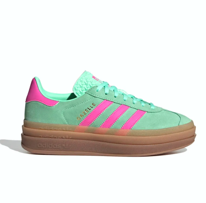 Adidas Women's Gazelle Bold Pulse Mint Pink Sneakers H06125 Size 4-12 | eBay