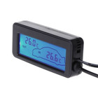 Digital Thermometer Inside and Outside Temperature °C For 12V Car SUV Accessory