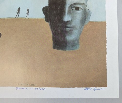 Armin Guerino, Ausstellungsplakat Hannover, Kugelschreiber signiert & datiert. - Bild 4 von 9
