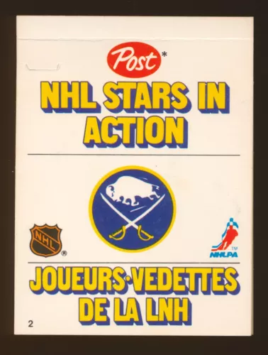 1981-82 Post NHL Stars In Action Stand-ups Lot AB-1975