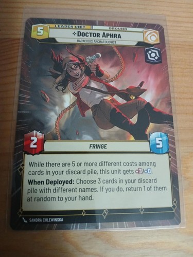 Doctor Aphra - Leader (Rare) (Hyperspace) - Star Wars Unlimited