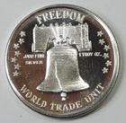 1974 We The People Constitution Freedom World Trade Unit 1 oz .999 Silver