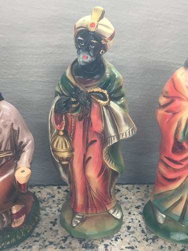 Vtg. 9 Pc. made in Japan Manger Set. - Picture 9 of 19