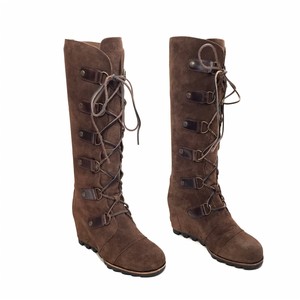 sorel knee high wedge boots
