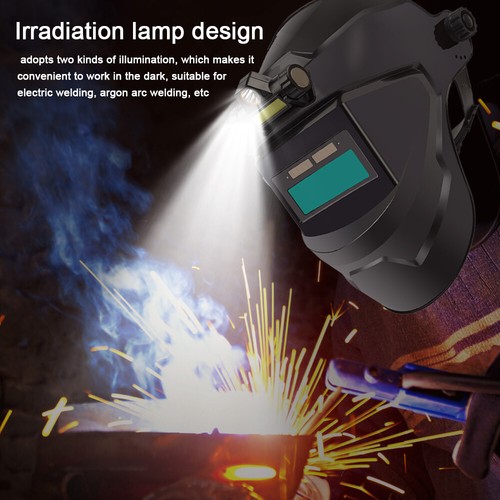 Automatic Dimming Welding Facemask Large View True Color Auto Darkening S4W2 - Picture 2 of 10