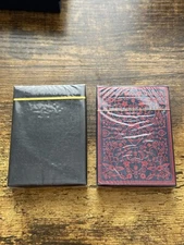 Black & Red MailChimp Playing Cards 2 Decks by Theory11 *SEALED* *RARE*