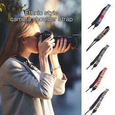 Adjustable Ethnic Vintage Camera Shoulder Neck Strap Universal Belt For DSLR SLR