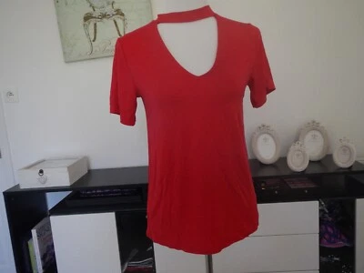 Haut femme "Pull & Bear" taille S Porté, bonne présentation, pas de défaut - Photo 1/4