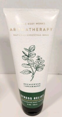 Bath Body Works Eucalyptus Spearmint Stress Relief Moisturizing Body Cream 8 oz