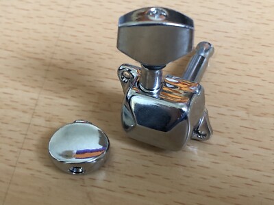 1x RH Squier Semi-Closed Tuner für Strat/Tele 1./2/3/4/5/6. Saite in Chrom.