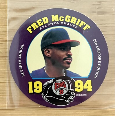 1994 King B Disc #1 Fred McGriff Please See Description