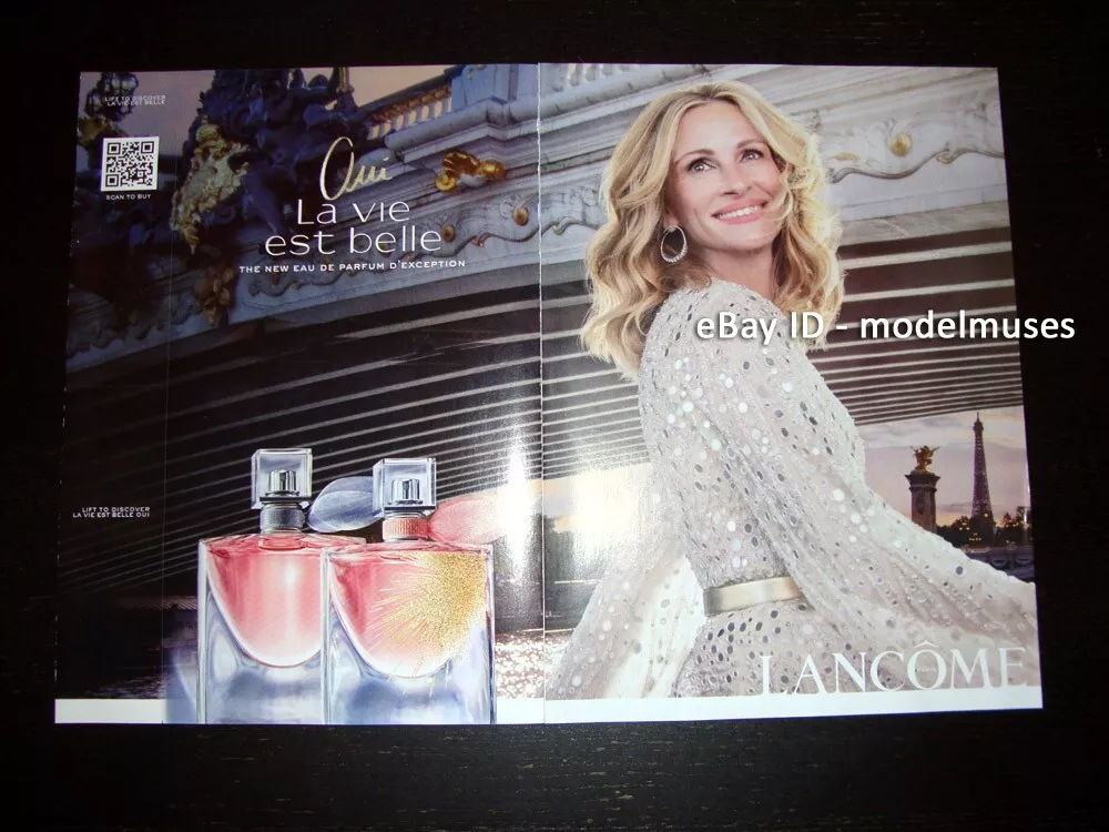 halvt Forøge skive LANCOME Fragrance 3-Page Magazine PRINT AD 2022 JULIA ROBERTS | eBay