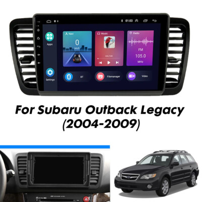 9'' 2 Din Fit For 2004-2009 Subaru Outback Car Stereo Radio Fascia Panel  Frame