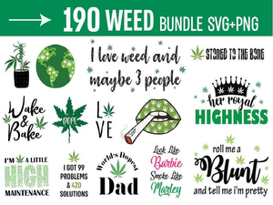 Download Svg Weed Cannabis Bundle Clipart Marijuana Svg Silhouette Digital File Ebay 3D SVG Files Ideas | SVG, Paper Crafts, SVG File