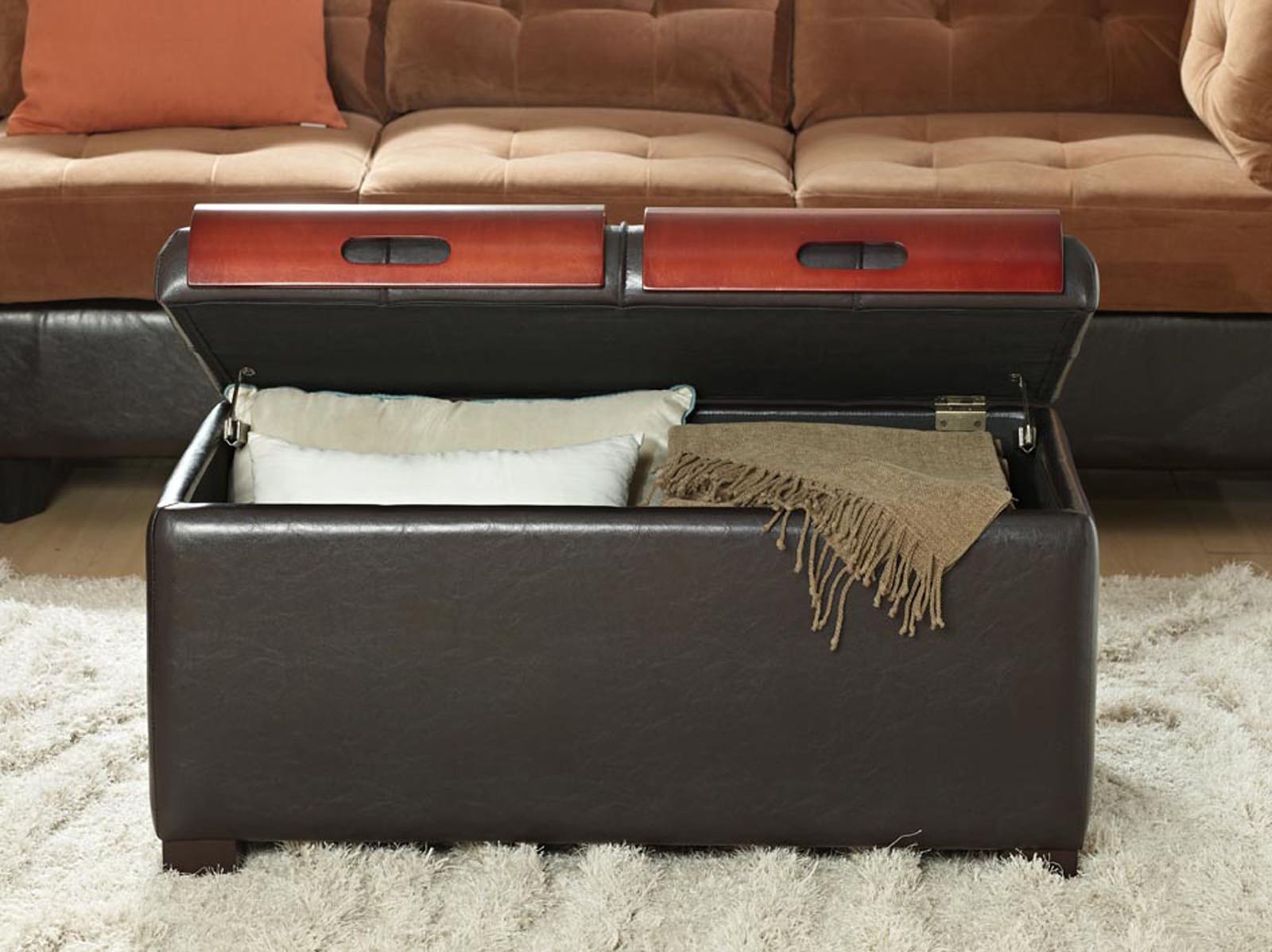 Storage Benches Winsome Wood 92627 Ashford Ottoman With Storage