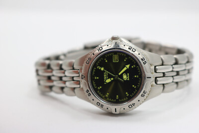 Fossil blue ladies blue dial silver tone sport watch NEW BATTERY Fossil Blue Watch Womens 27mm Stainless Steel Silver Tone  main image 3